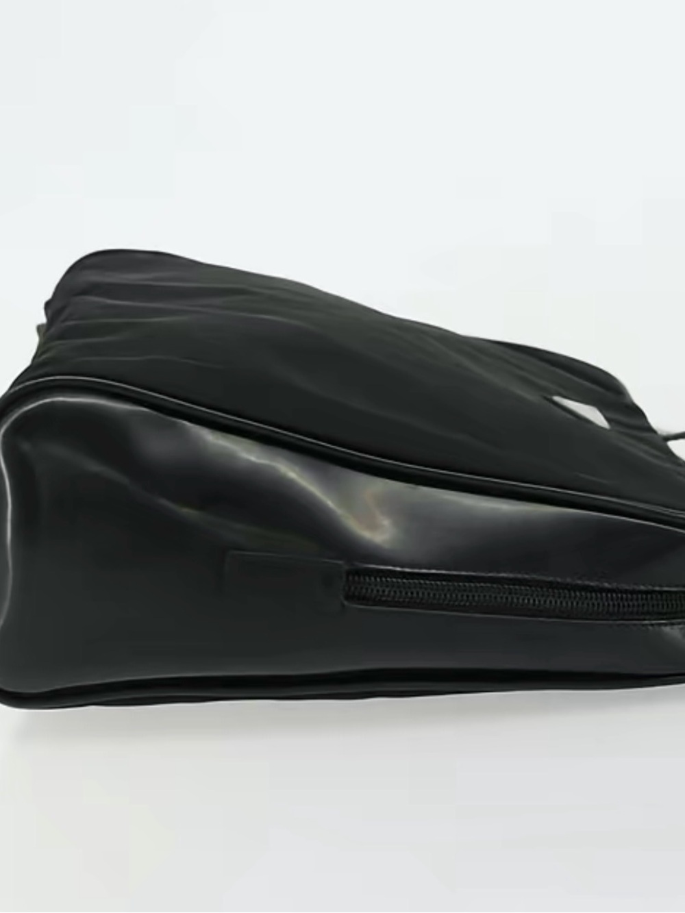 Prada Black Leather and Nylon Shoulder Bag - Picture 7 of 13
